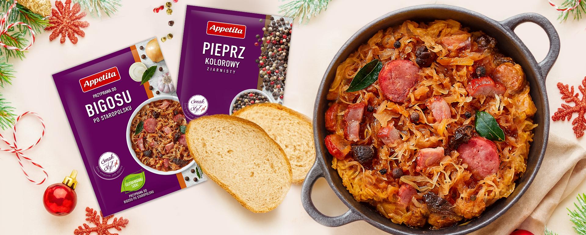 Bigos z grzybami i kiełbasą