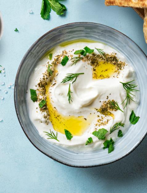 Labneh z oliwą