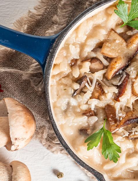 Jesienne risotto z borowikami