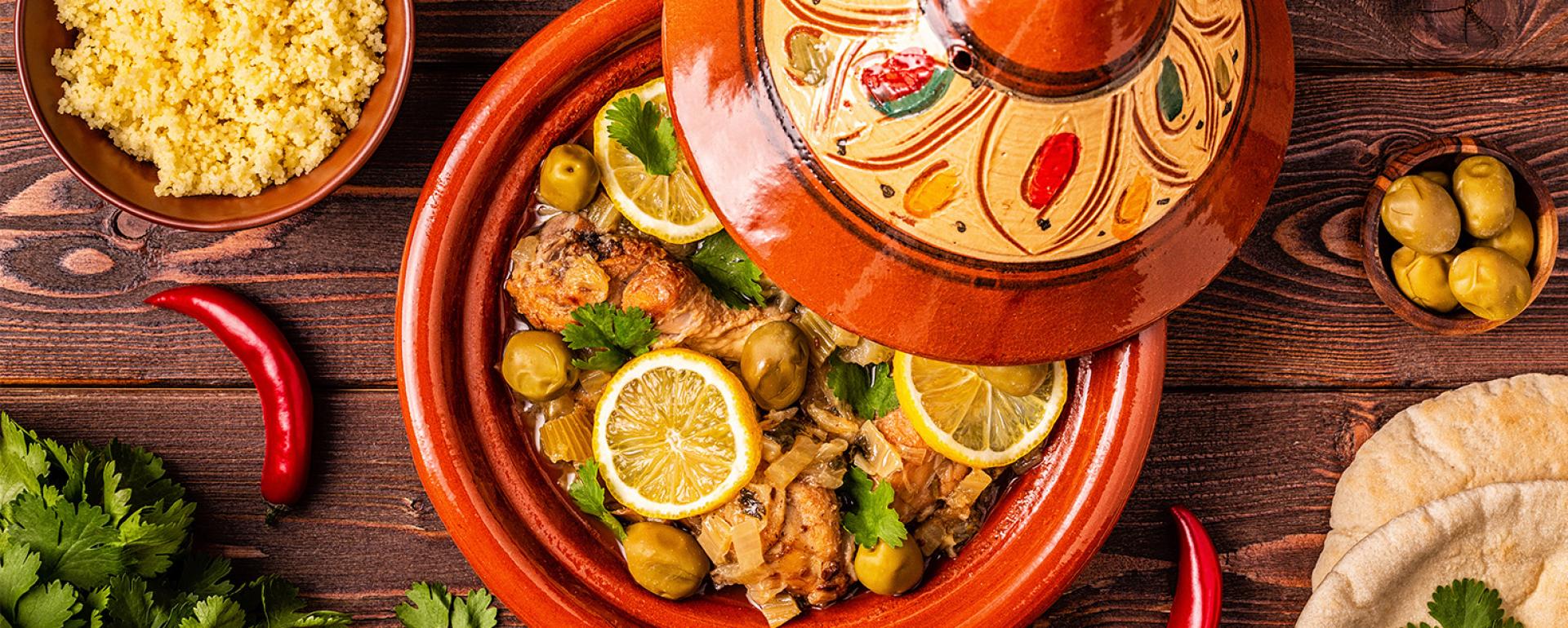 Maroko - Tajine z kurczakiem i warzywami