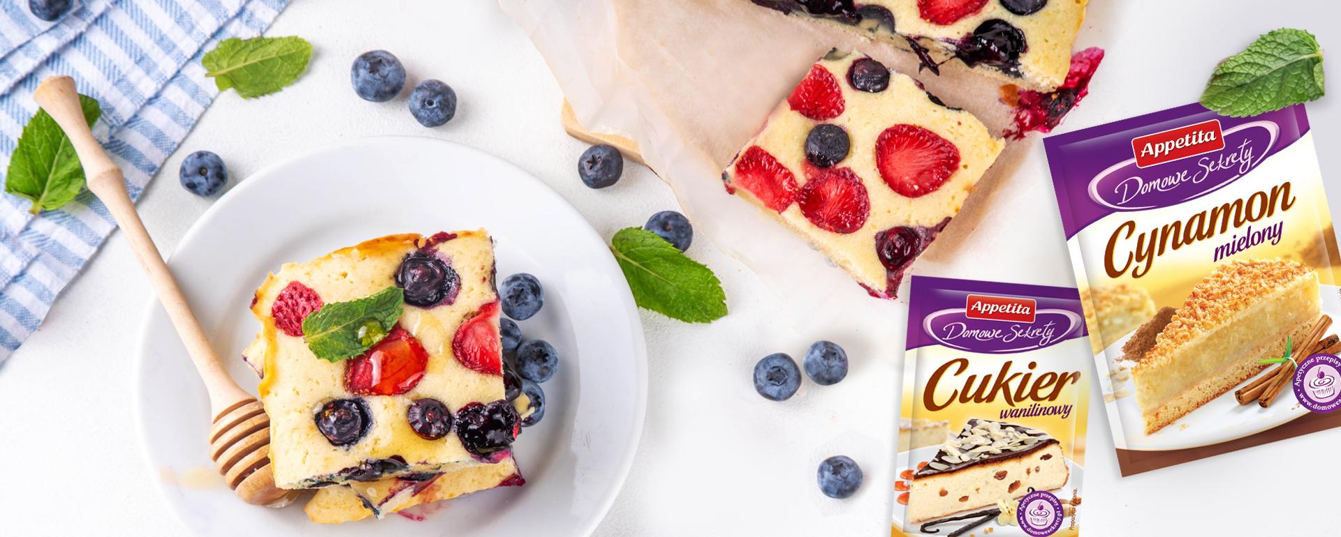 Zapiekany naleśnik z owocami