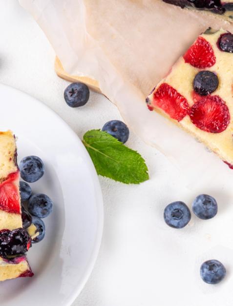 Zapiekany naleśnik z owocami