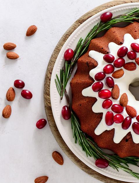 Świąteczna babka rumowa