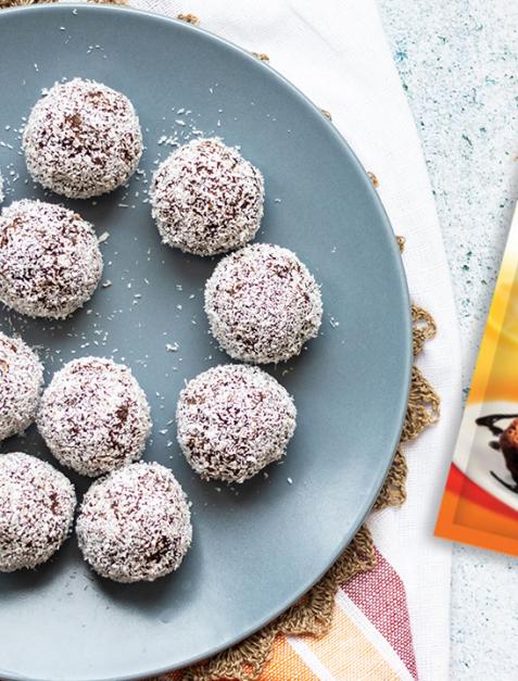 Wegańskie trufle korzenne z batatów