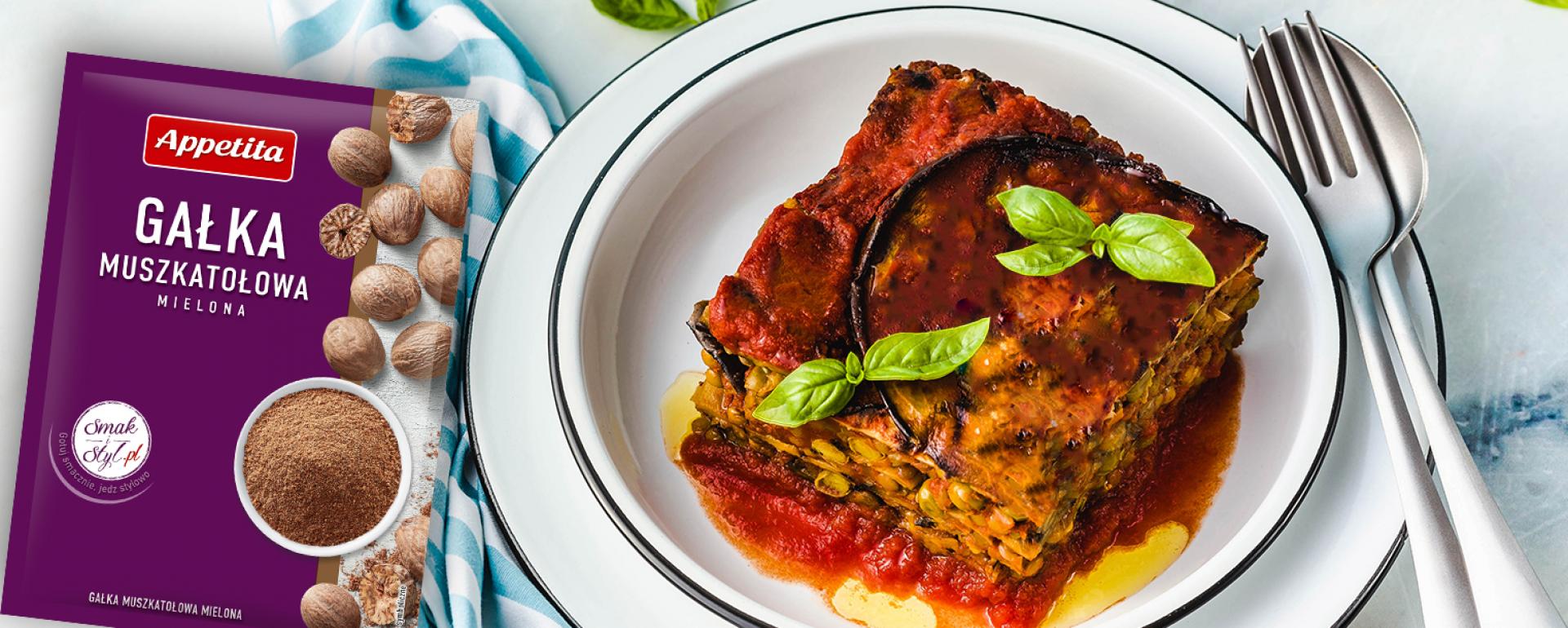 Lasagne z bakłażanem – wegetariańska