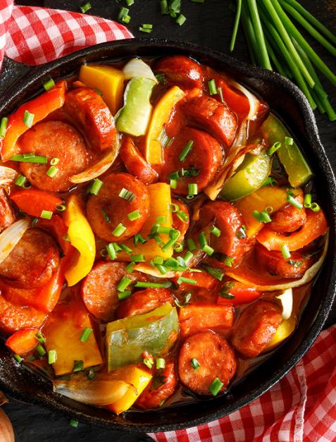 Letnie leczo z chorizo