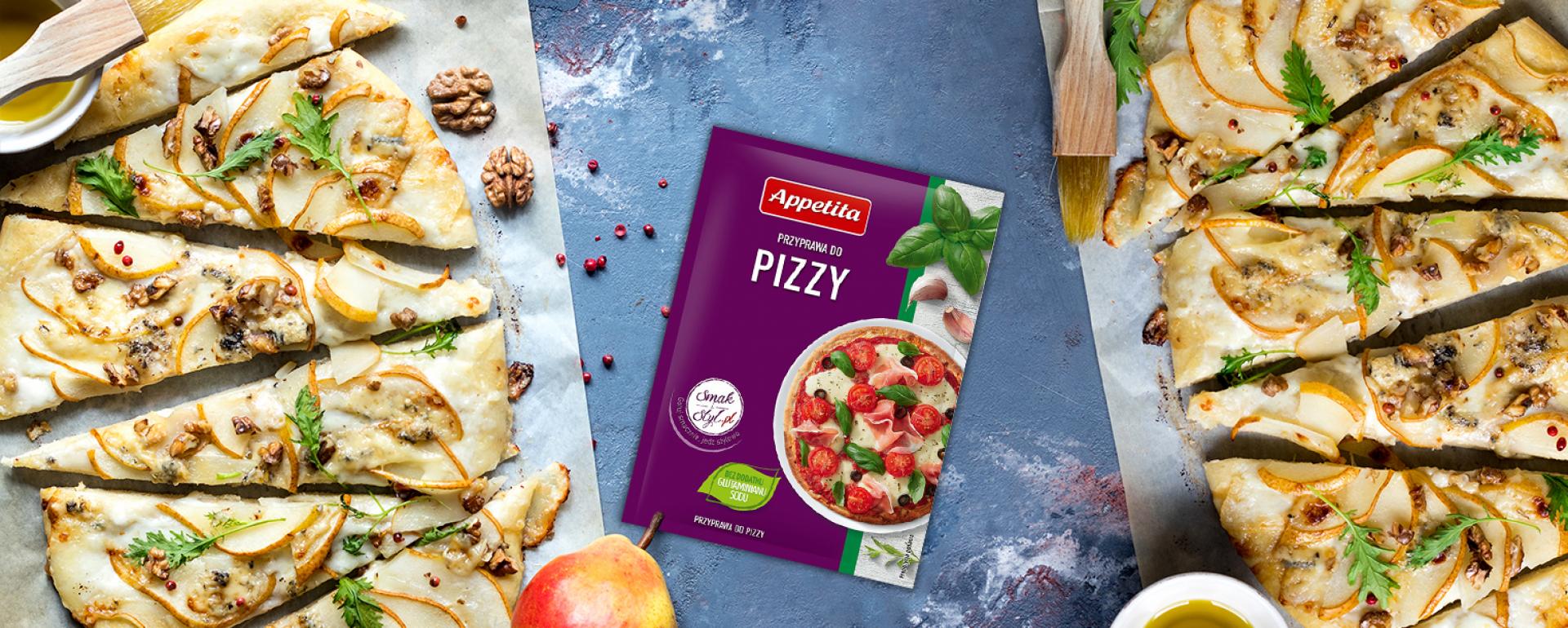 Domowa pizza z gruszką