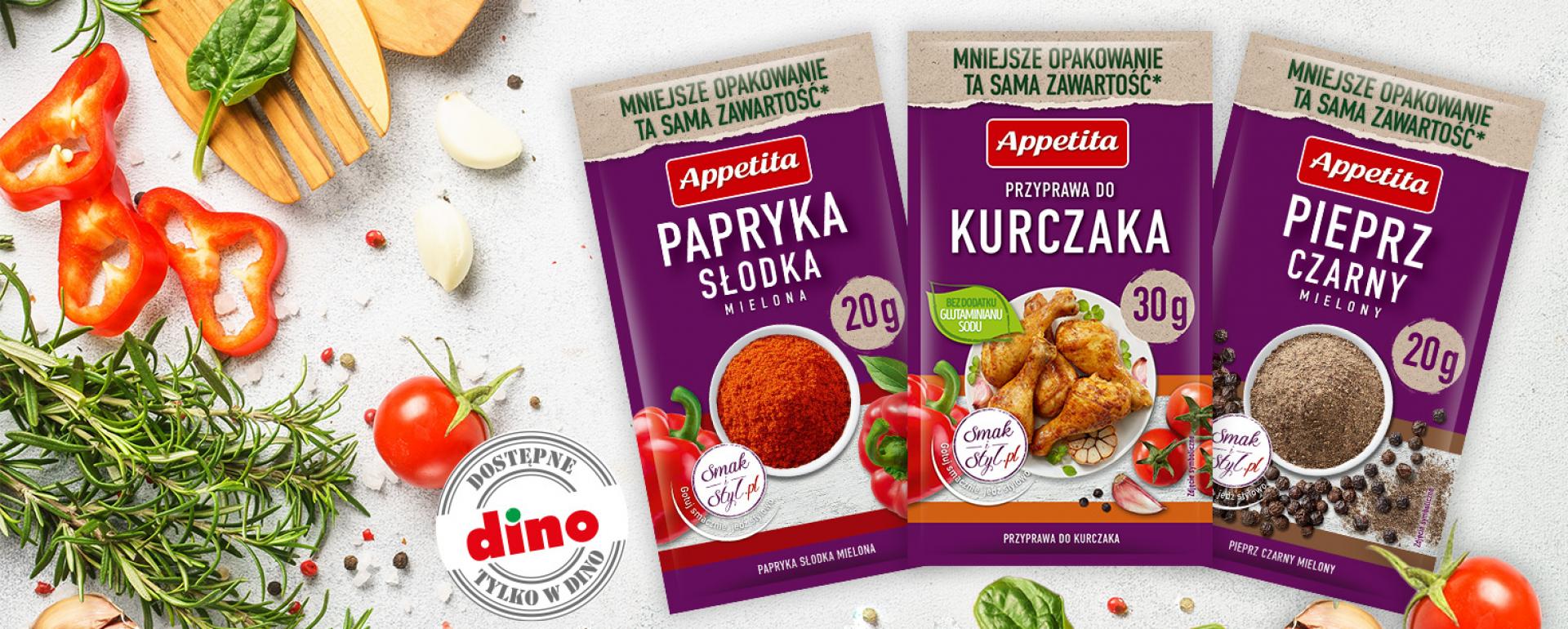 Nowość od Appetita: Przyprawy w wąskich, poręcznych opakowaniach SLIM – aby gotować dla wygody!