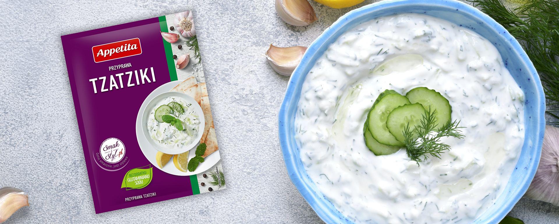 Greckie tzatziki z koperkiem
