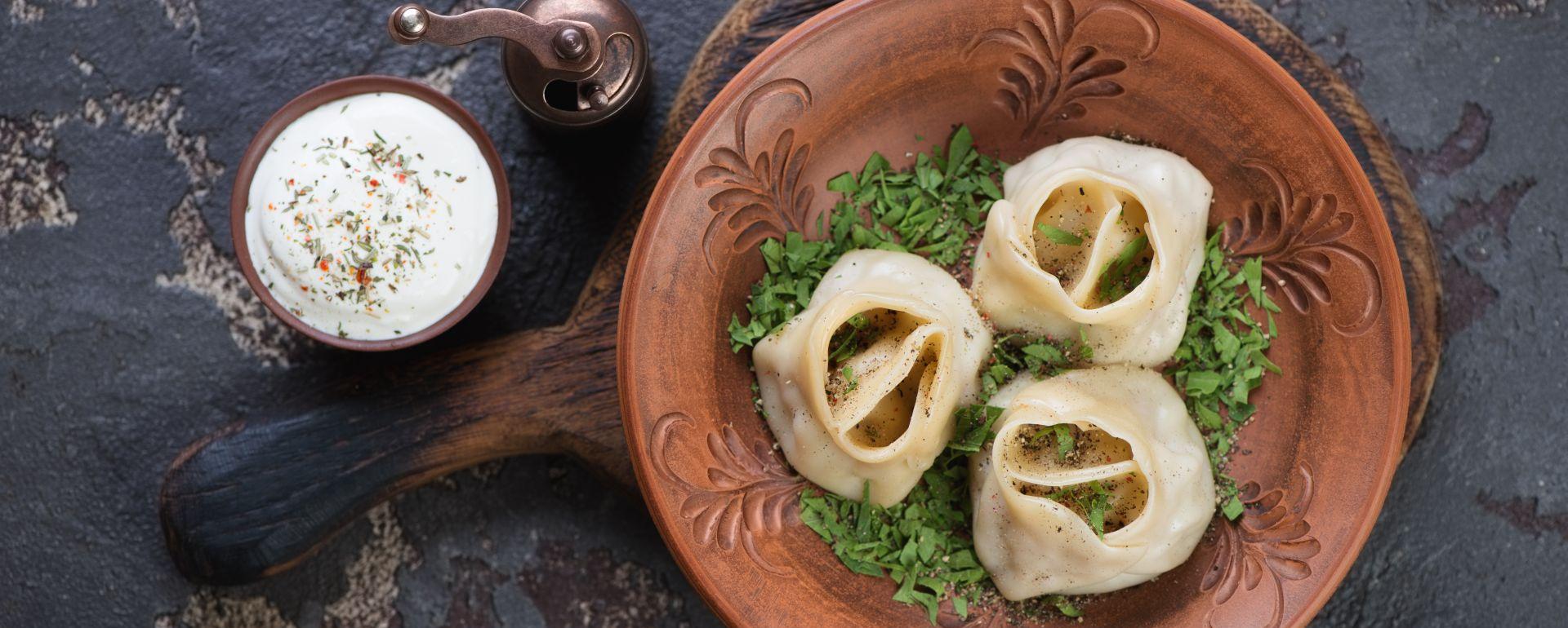 Tureckie pierogi z baraniną