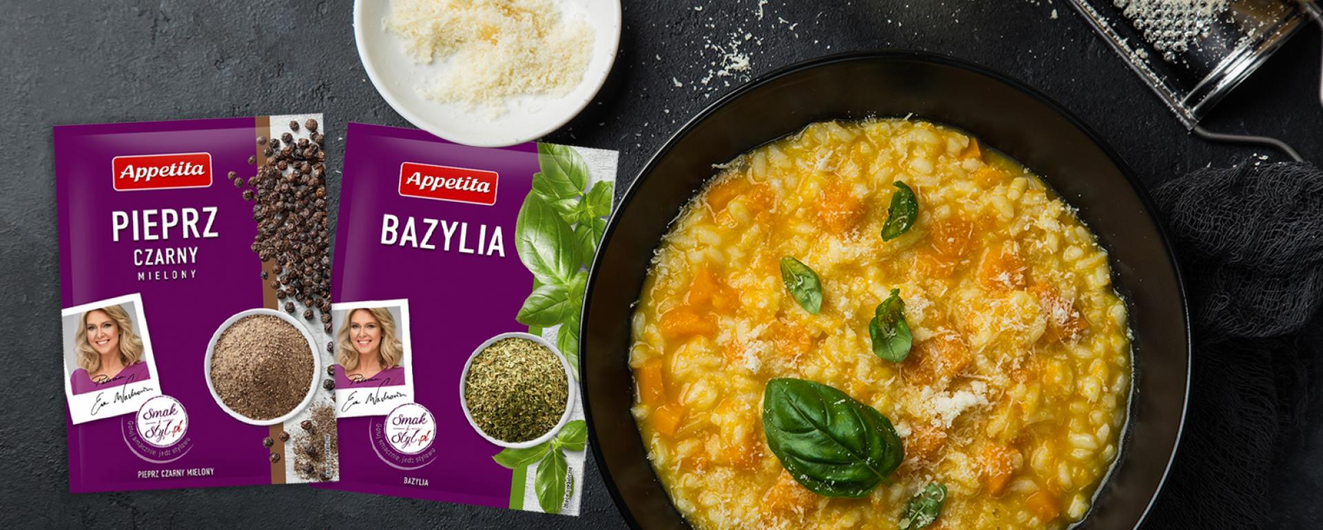 Risotto dyniowe z parmezanem