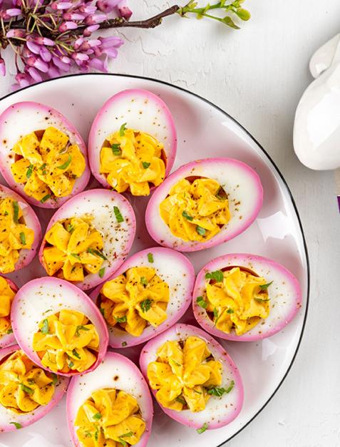 Wielkanocne jajka faszerowane