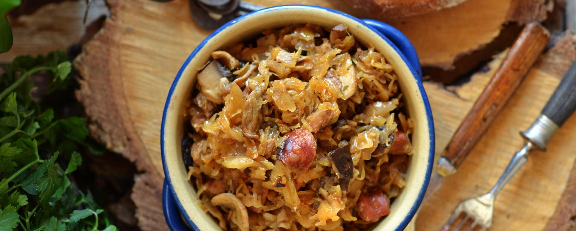 Wegański bigos