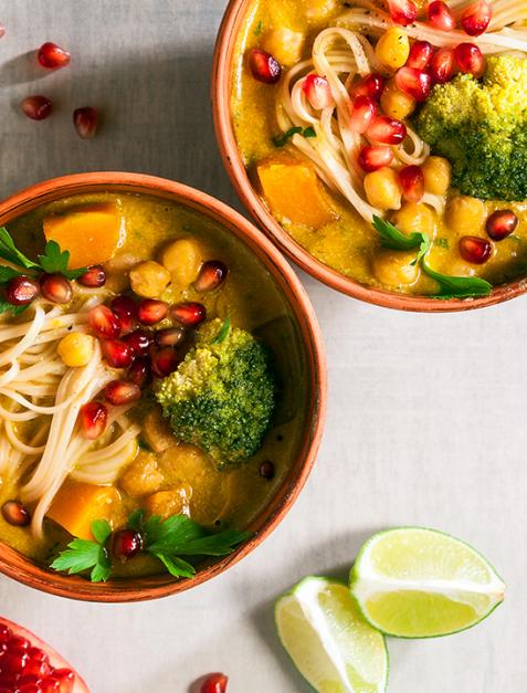 Zupa curry z batatem i dynią